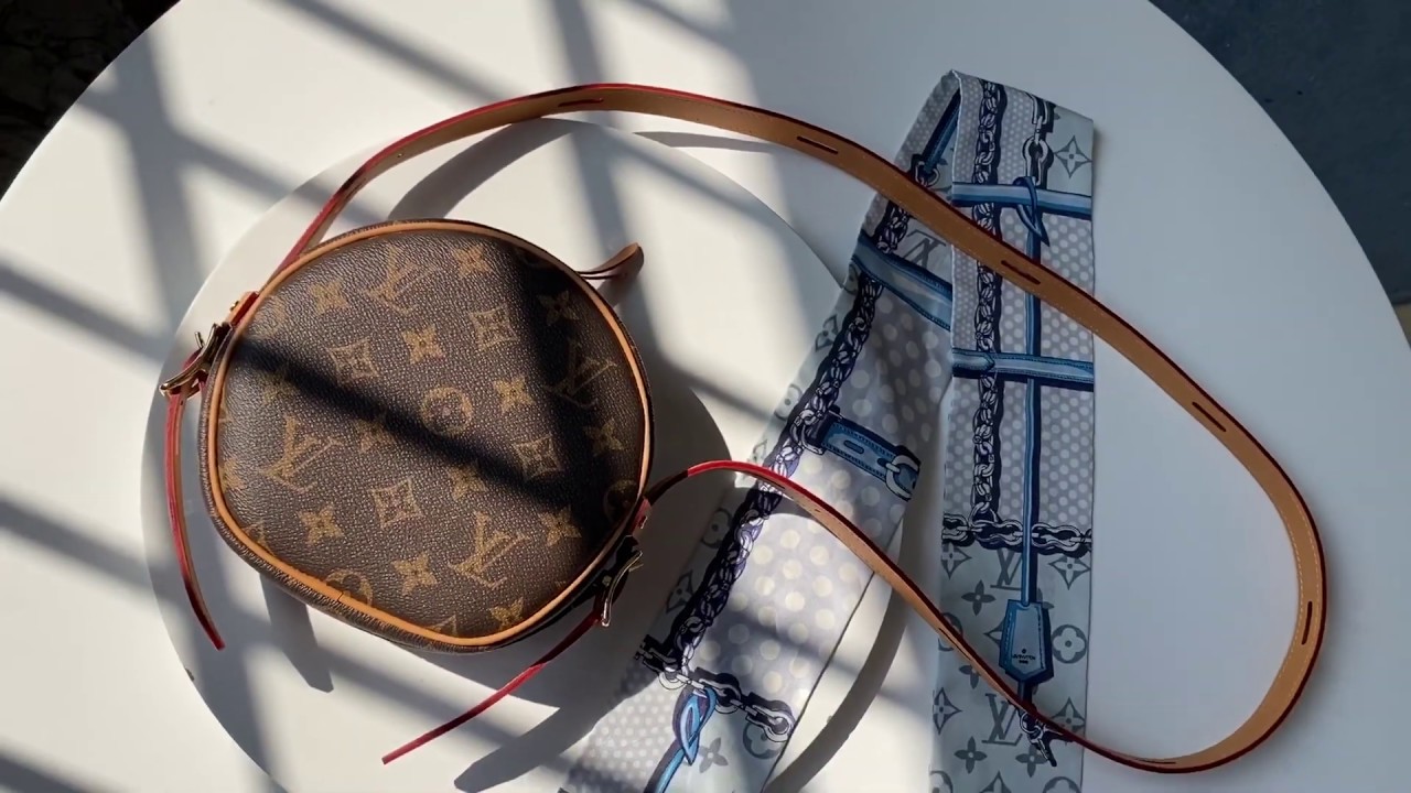 M52294 Louis Vuitton/LV monogram zipper saddle round bag crossbody shoulder bag - YouTube