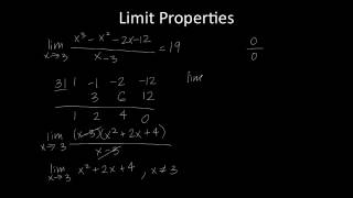 Limits - Applying limit properties