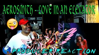 Aerosmith   Love In An Elevator Official Music Video - Producer Reaction