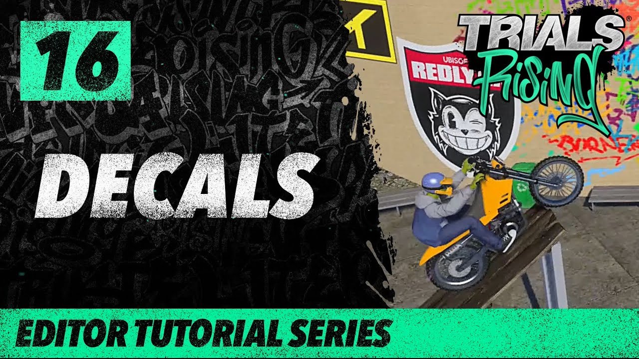 Trials Rising Editor Tutorial Series 16 Decals Youtube - dungeon quest roblox skills decal image