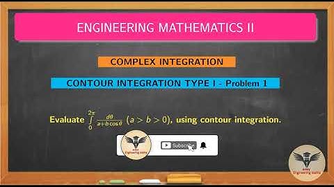 Contour Integration Type I Problem 1 / Complex Integration / Complex Variables / GATE / TANCET