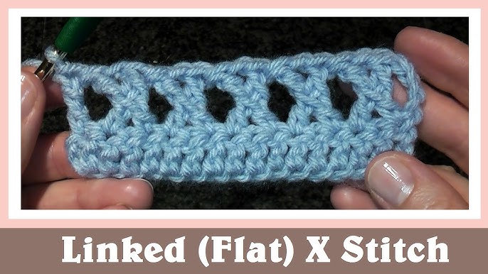 How to Crochet X Stitch, EASY