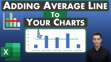 Excel Tips - Adding an Average Line to Charts
