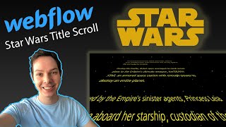 Recreating the Star Wars Opening Title Scroll in Webflow!