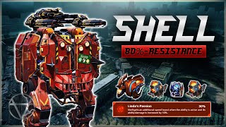 [WR] 🔥 SHELL Gets 80% Damage RESISTANCE w/ Armadillo – Mk3 Gameplay | War Robots