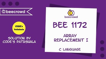 beecrowd Problem 1172 - Array Replacement I solution( Bangla ) | C language