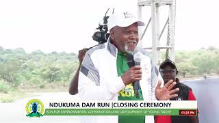 Paul Mutwii Vice Chair Athletes Kenya Leads A Delegation Of Ak Officials During Ndukuma Run
