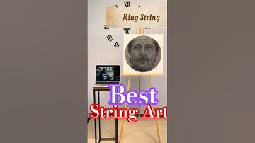 Customized Thread Portrait Art/String Art Portrait Thread Art/World Best String Art #shorts #art