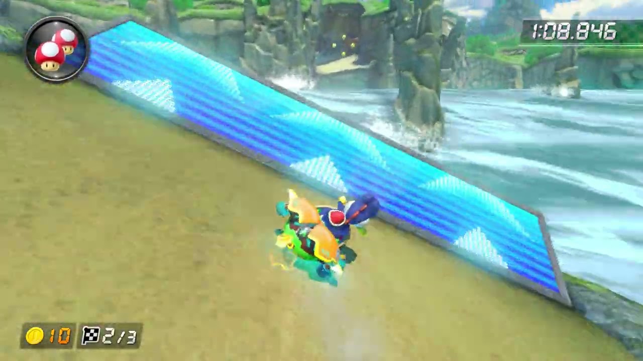 Dolphin Shoals [150cc] - 1:52.199 - Nori (Mario Kart 8 Deluxe