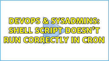 DevOps & SysAdmins: shell script doesn