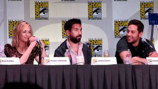 Celebrity ComicCon 2011 - Chuck Panel - Morgan does his Intersect Flash Face Net Worth