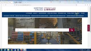 Stephen B. Luce Library Website Intro