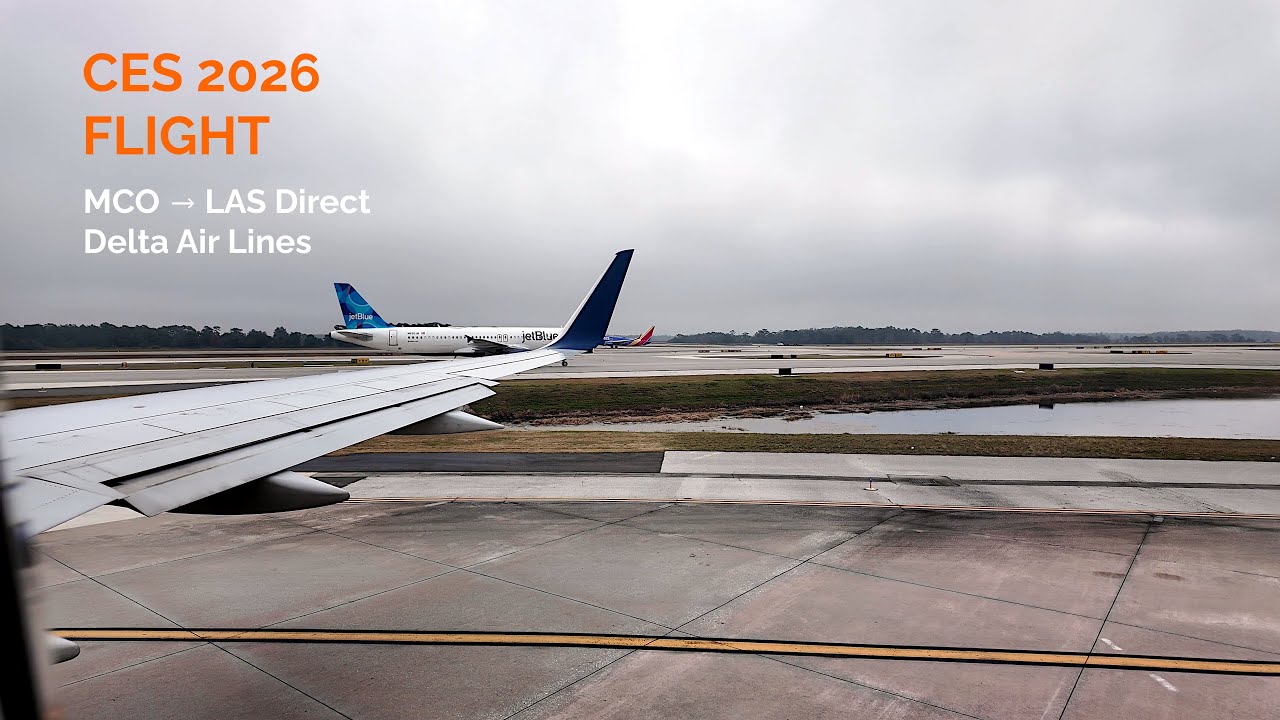 Delta CES 2026 Special Flight: Direct MCO to LAS Travel Experience ...
