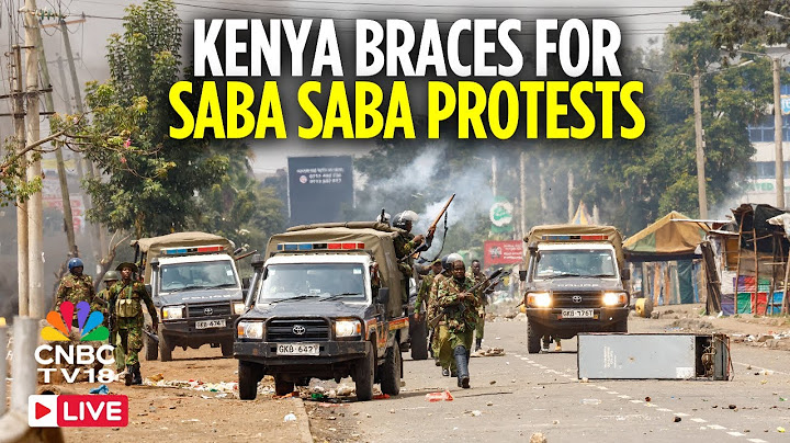 Saba Saba Protests LIVE: Central Nairobi Of Kenya Sealed Off | Kenyan Protests Turn Violent | N18G