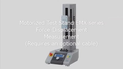 Users Guide - Motorized Test Stand EMX series Force Displacement Measurement