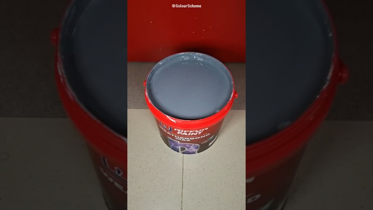 Most Satisfying Paint Mixing Machines, Making dark Gray Color 