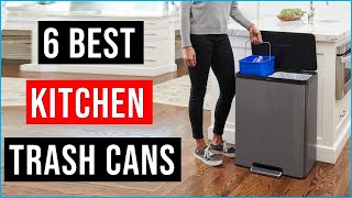 Best Kitchen Trash Cans 2024 | Top 6 Best Smart Trash Cans - Reviews