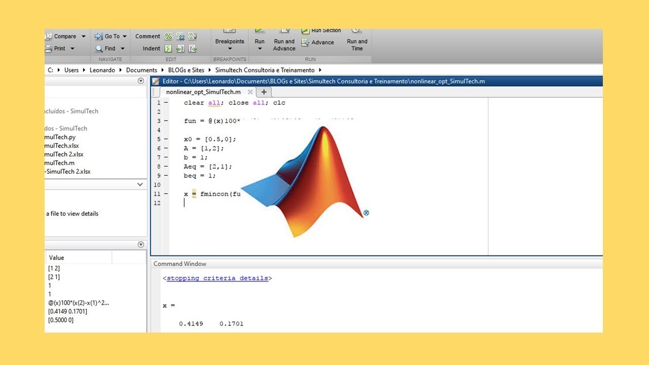 matlab fmincon