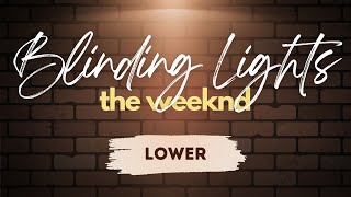 BLINDING LIGHTS - Acoustic Instrumental (Lower Key)