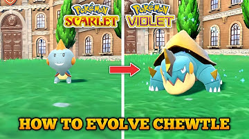 How To Evolve Chewtle Into Drednaw In Pokemon Scarlet and Violet