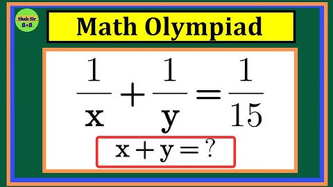 USA | A Very Nice Algebra Olympiad Maths Problem | Can you solve this?