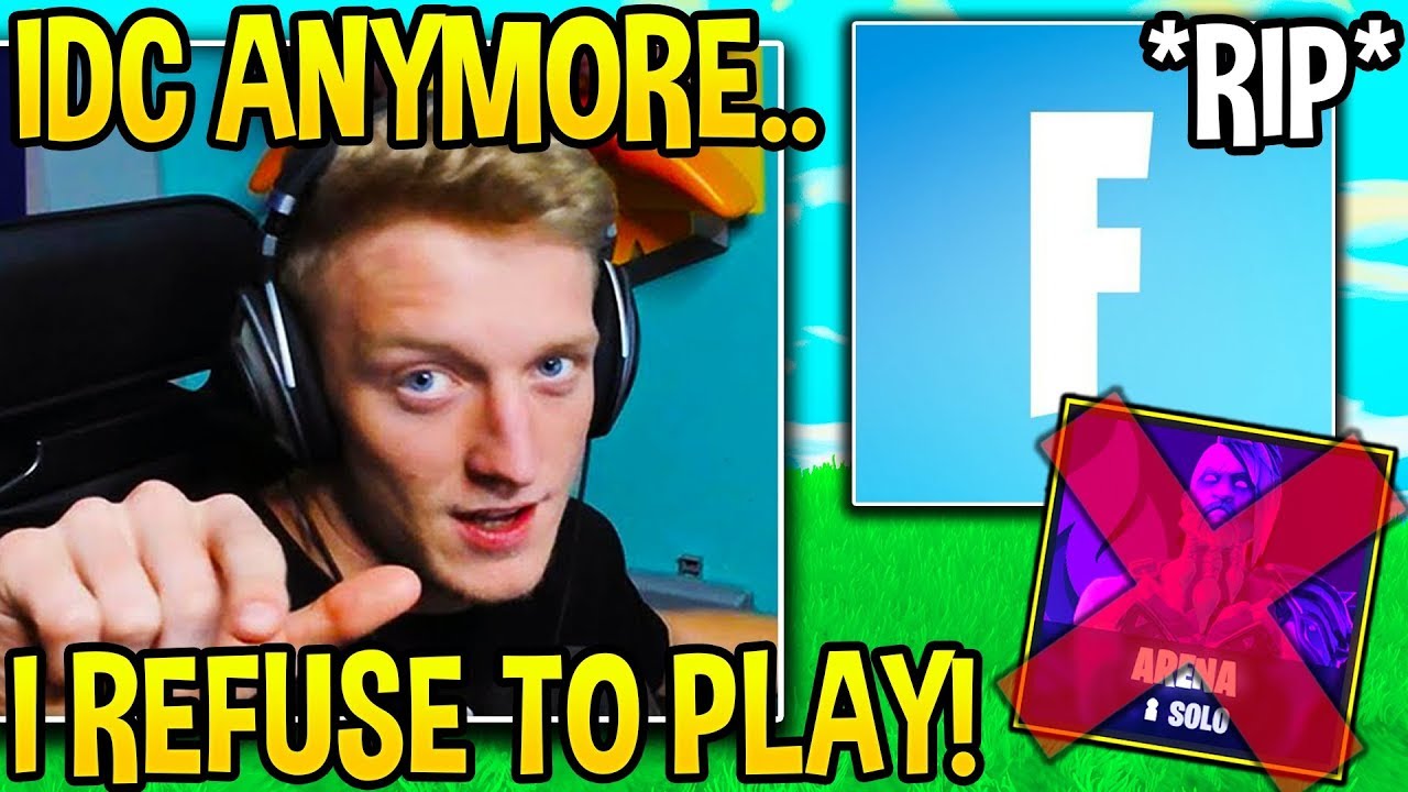 fortnite funny moments clean season 9 Tfue *REFUSES* To Play Fortnite ANYMORE then Gets TOXIC on His VIEWERS! - Fortnite Moments