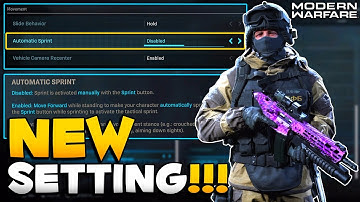 Enabling New Automatic Sprint Setting is a Big Mistake | Modern Warfare