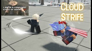 Cloud Strife Custom Moveset [W.I.P] | Jump Showdown