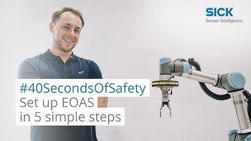#40SecondsOfSafety: How to Mount and Configure End-of-Arm-Safeguard in 5 Simple Steps