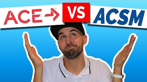 ACE or ACSM 2023? - Which personal trainer certification to choose?