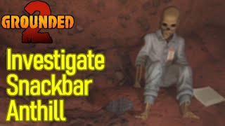 Grounded 2 investigate the snackbar anthill quest guide / walkthrough screenshot 3
