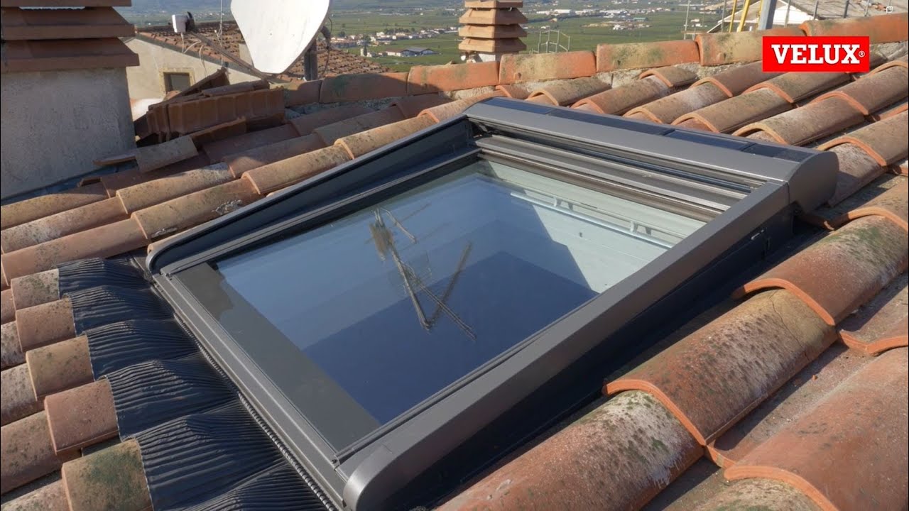 Düşük eğimli çatılar için VELUX GBL çatı penceresi