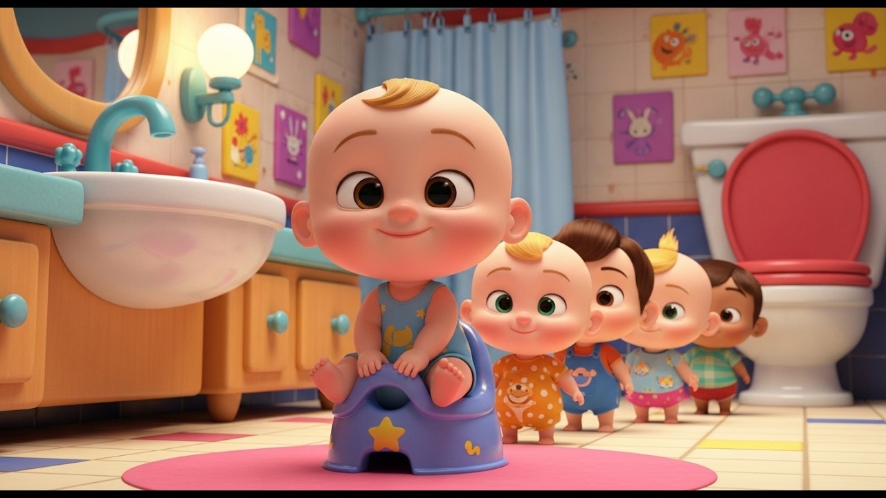 Potty Time Happy Fun 🚽🎉 | Potty Training Song for Kids | Fun Toddler ...
