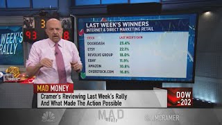 Last week's rally is a reminder to watch for bounces during market downturns, Jim Cramer says