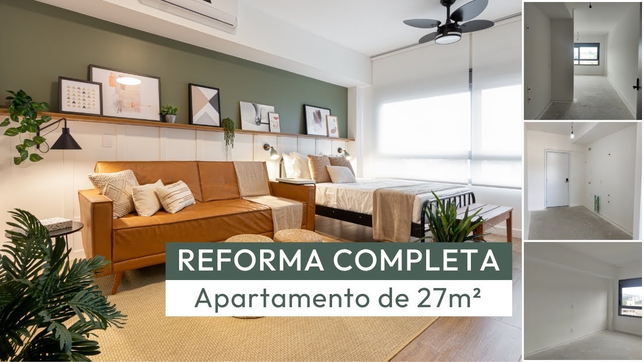 REFORMA COMPLETA | Apartamento novo de 27m²