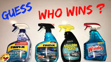 Who Makes The BEST Window / GLASS Cleaner?....It May Surprise You!