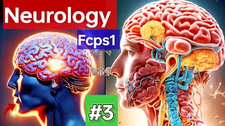NEUROLOGY (nervous system) Fcps1 #3 🛑✅ #fcps #neurology #cns #brain #nerve. #usmle #plab #neet
