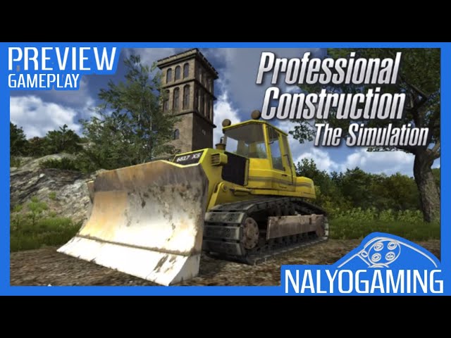 Professional Construction The Simulation Ps4 Gameplay First Look Youtube