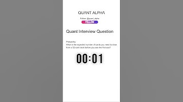 Quant Interview Question @quant_alpha
