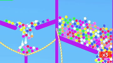 Ropes N Balls 🪢🎱🎱 All Levels Gameplay Android , iOS