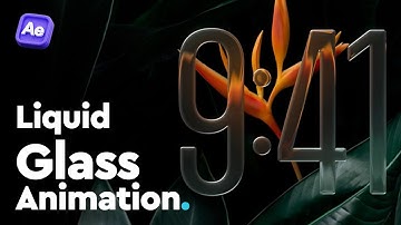 Apple Liquid Glass Animation Tutorial | After Effects | Free Project File