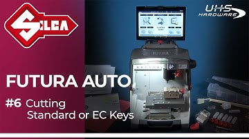 Silca Futura Auto Key Cutter - [ Part 6 ] How To Cut Standard or EC Keys