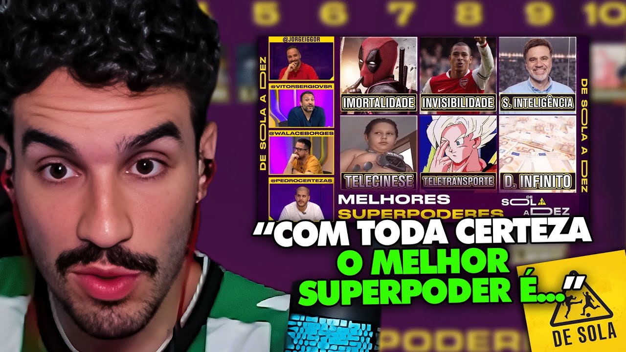STAG REAGE: QUAL É O MELHOR E O PIOR SUPERPODER DE TODOS? CRAVAMOS! - DE SOLA A DEZ | Clipes do Stag