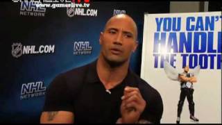 Dwayne Johnson, the rock palys the tooth fairy