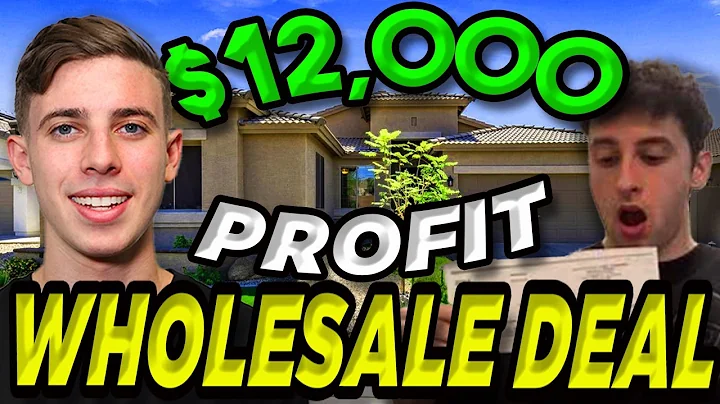 Wholesaler Makes $12,000 On His FIRST Real Estate Wholesale DEAL! Step By Step