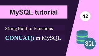 MySQL Tutorial for Beginners in Hindi | CONCAT in MySQL | String Built-in Functions in MySQL