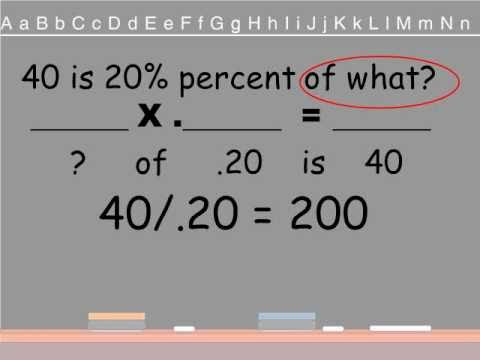 percentage problem solving questions