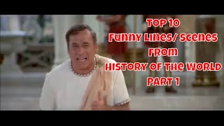 Top 10 Funny Lines/Scenes from History of the World Part 1 (Rome)