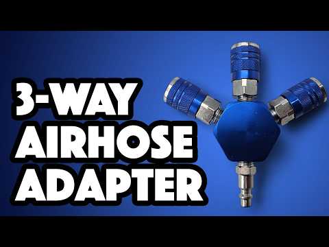 3 Way AirHose Adapter-Connector Splitter for Compressor — video thumbnail
