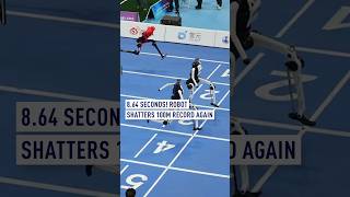 8.64 Seconds! Robot shatters 100m record again